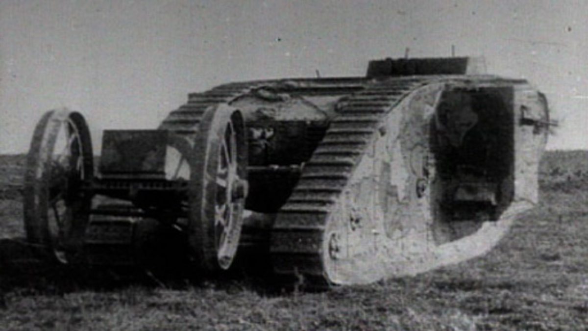 first tank used in battle