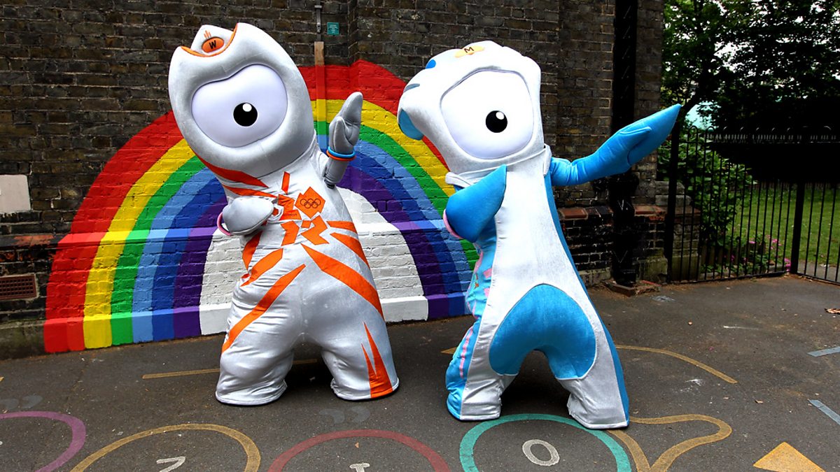 Wenlock e Mandeville, as mascotes de Londres 2012.