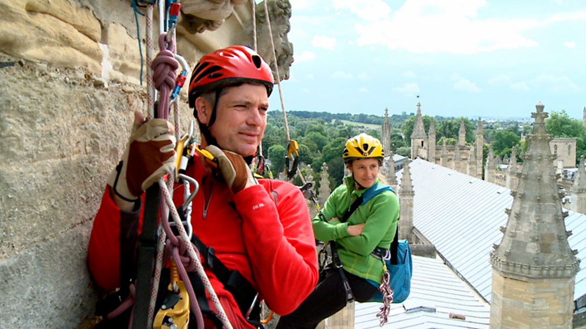 BBC Two Climbing Great Buildings, New College, Oxford