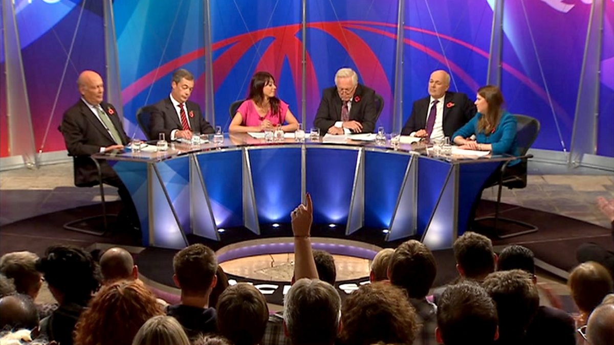BBC One Question Time, 27/10/2011