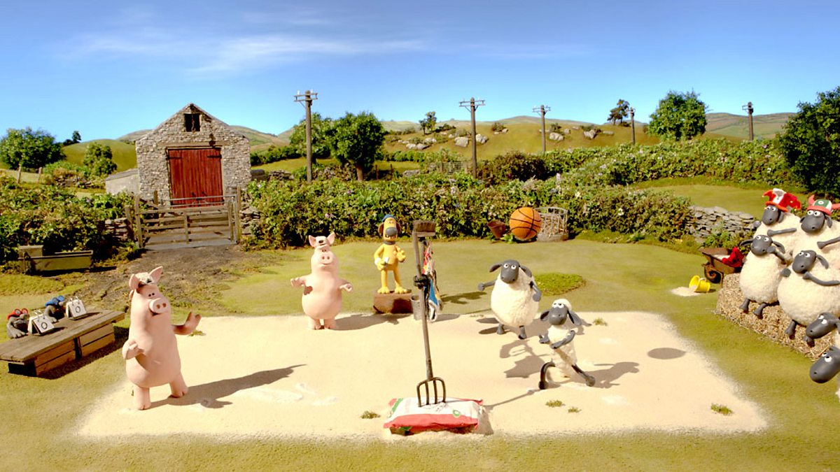 Cbbc Shaun The Sheep Championsheeps Beach Volleyball