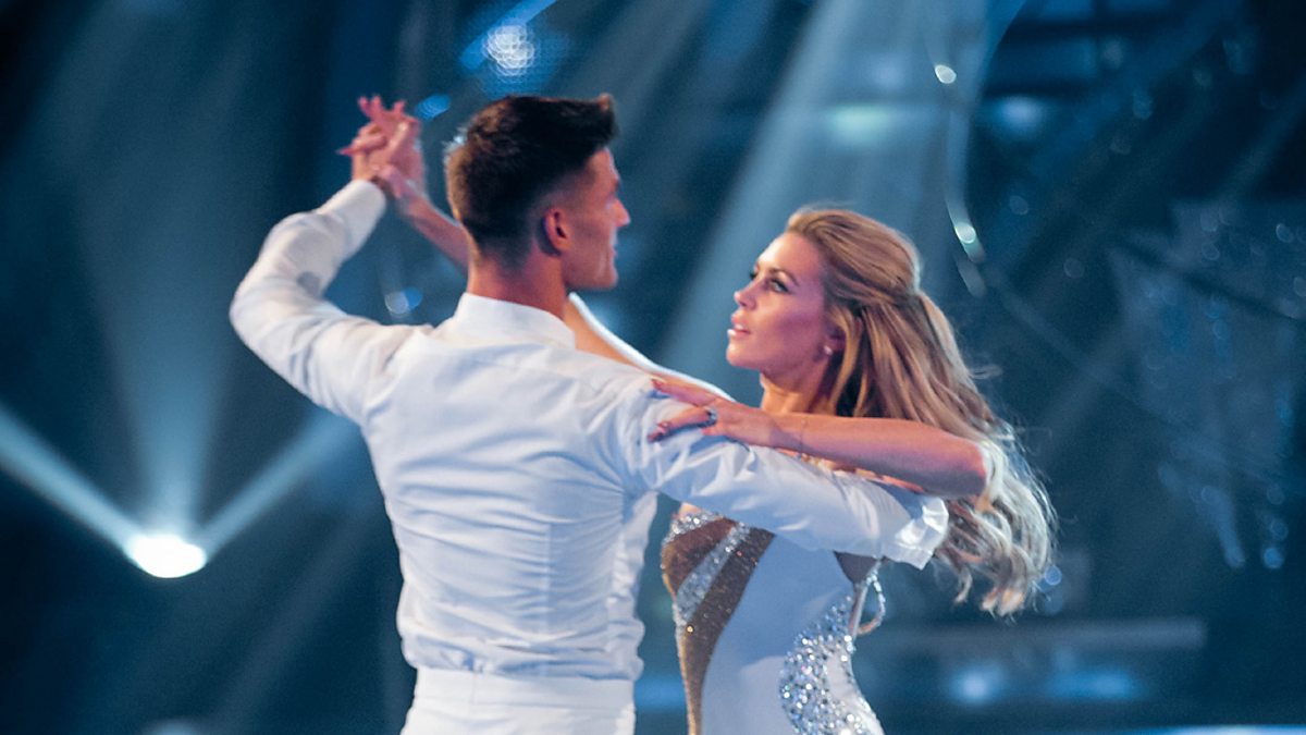 Abbey Clancy and Aljaz Skorjanec