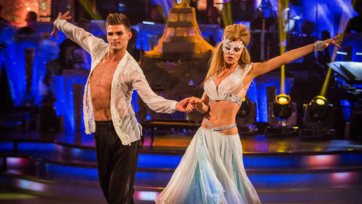 Abbey Clancy and Aljaz Skorjanec