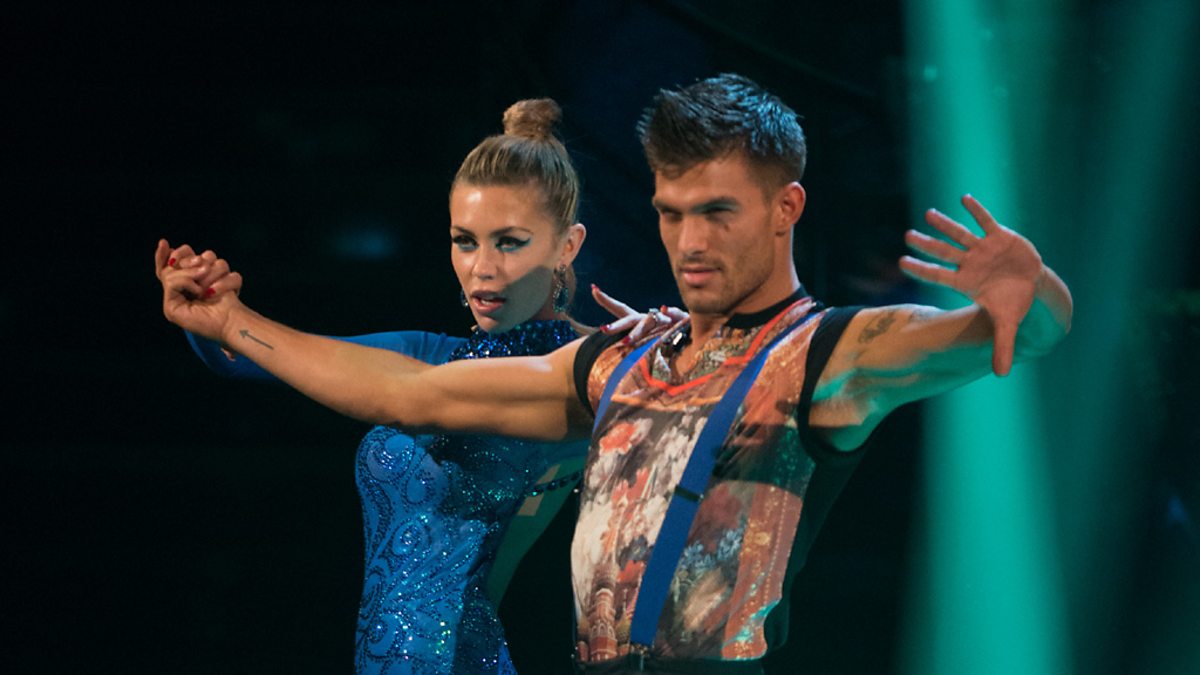 Abbey Clancy and Aljaz Skorjanec