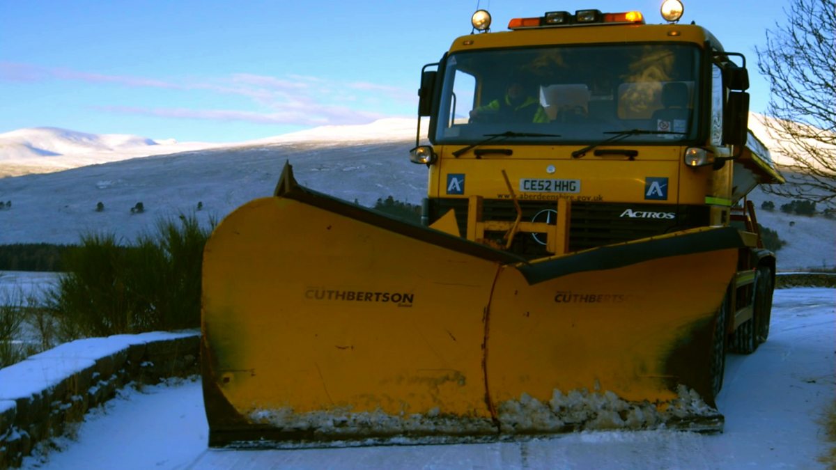 BBC One Keeping Britain Safe 24/7, Winter, Gritting Scotland’s