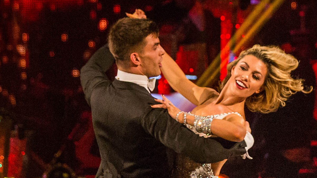 Abbey Clancy and Aljaz Skorjanec