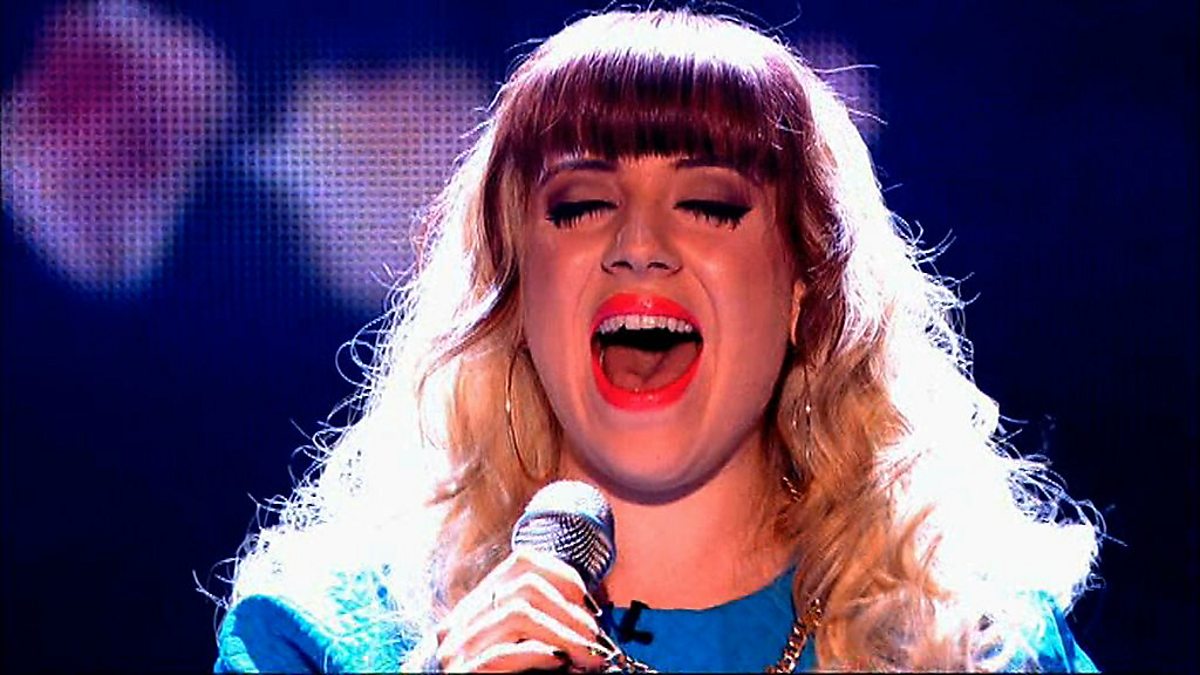 BBC One The Voice UK, Series 2, The Live Final, Leah McFall sings