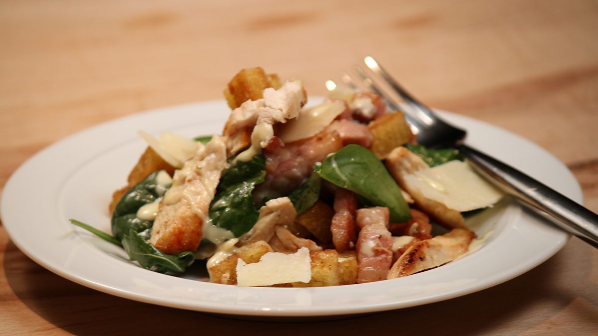 BBC One Operation Hospital Food with James Martin Chicken Caesar Salad