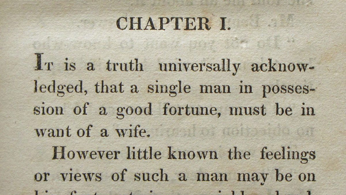 pride and prejudice first edition