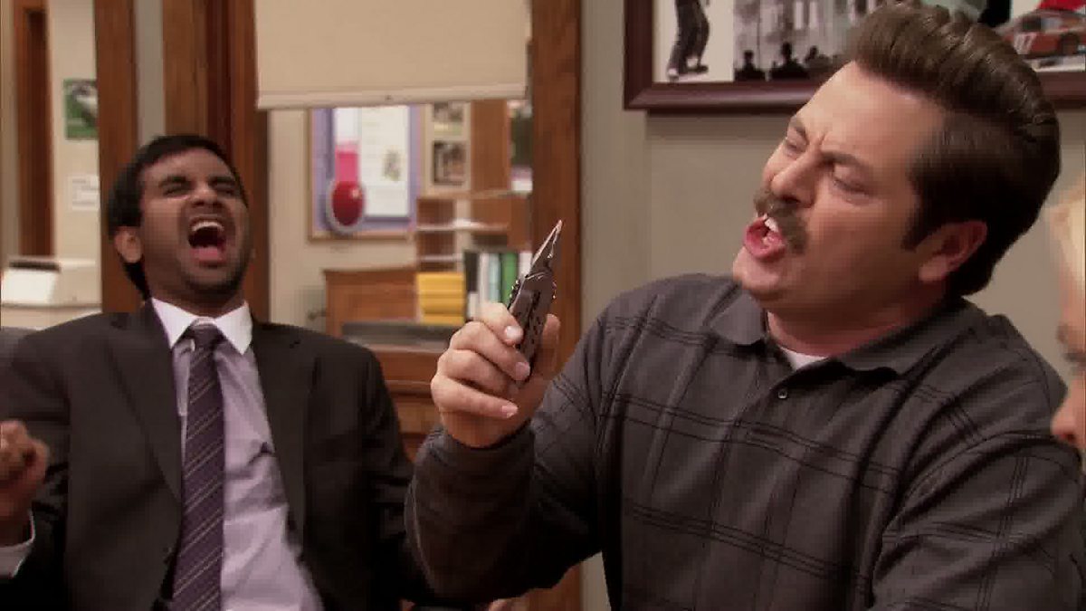 Ron swanson pulls tooth