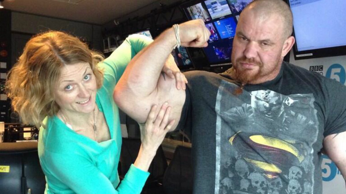 BBC Radio 5 Live 5 Live In Short, Muscle Man ate "10,000 calories a day"