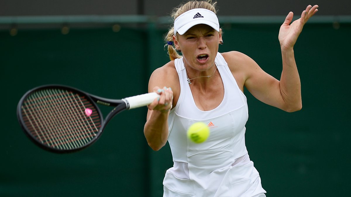 BBC Sport - Wimbledon, 2014 Live, Caroline Wozniacki v Shahar Peer