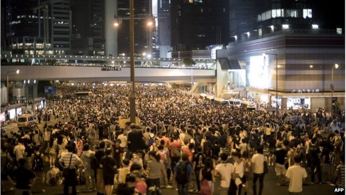 BBC World Service - World Business Report, Protesters Defiant Amid Hong ...