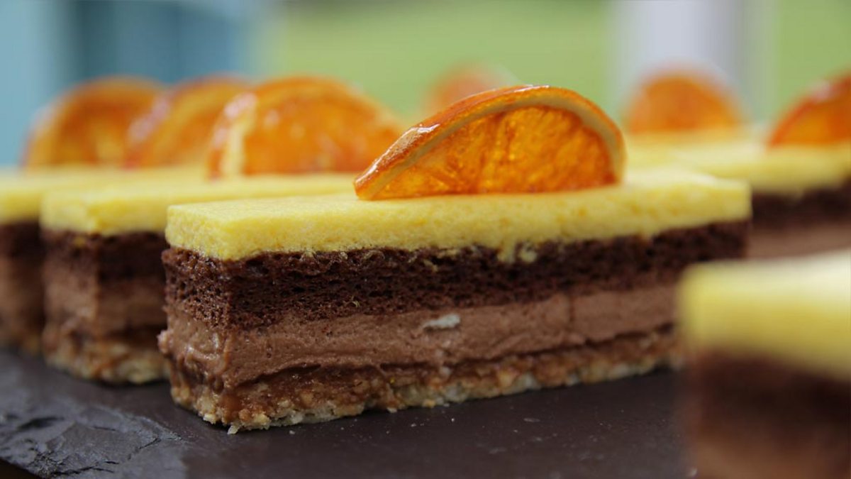 BBC One Chetna's Chocolate Orange Entremets The Great British Bake