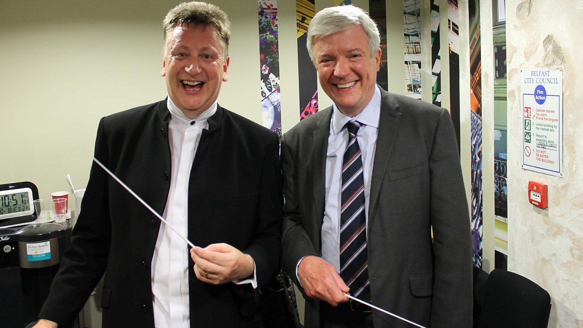 BBC Radio Ulster - Conductor Stephen Bell with BBC Director General ...