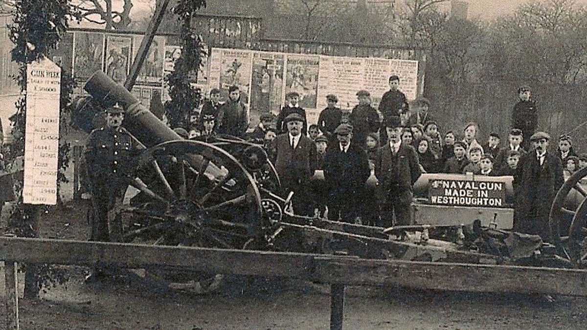 BBC World War One At Home, Westhoughton, Bolton Naval Gun Works