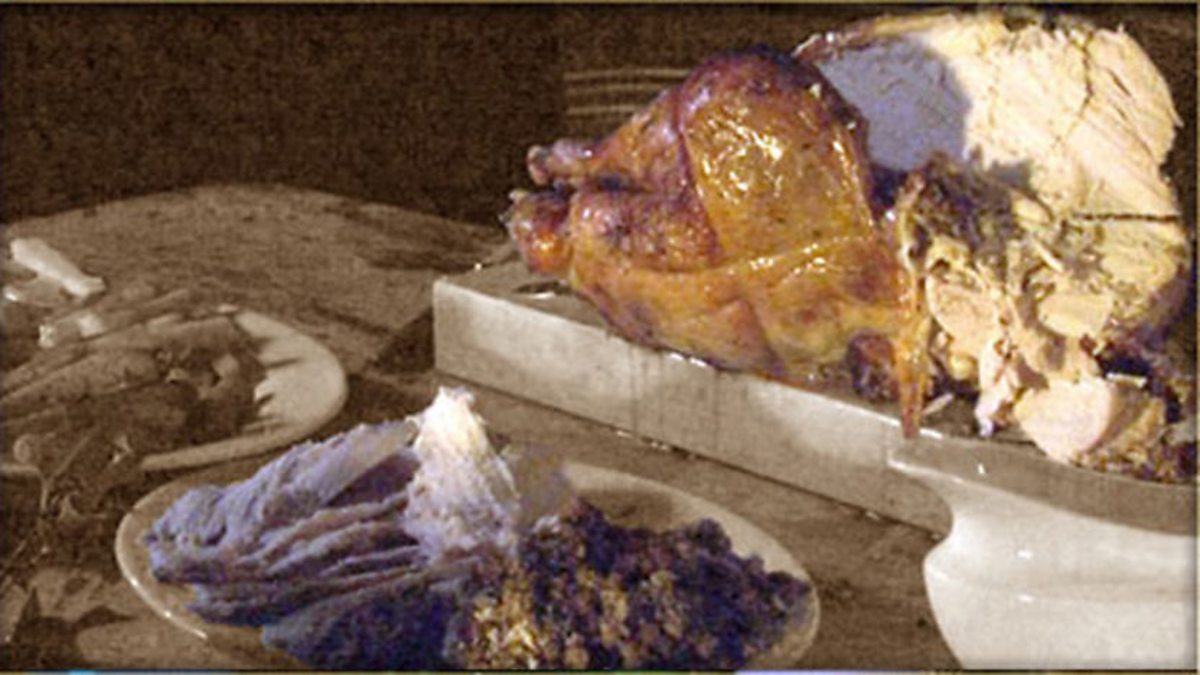 BBC Two Victorian Farm Christmas, How To Make Turkey and Stuffing