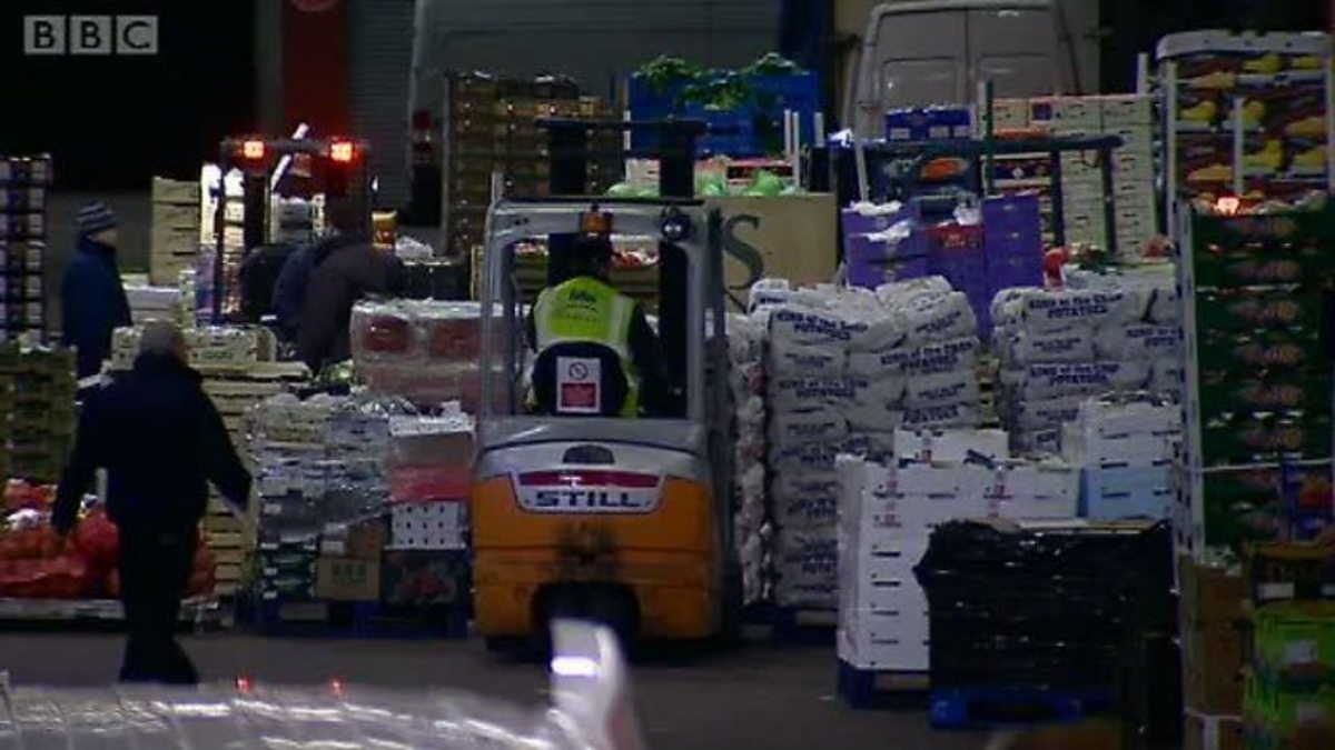 BBC Scotland Landward, Landward Glasgow Wholesale Market