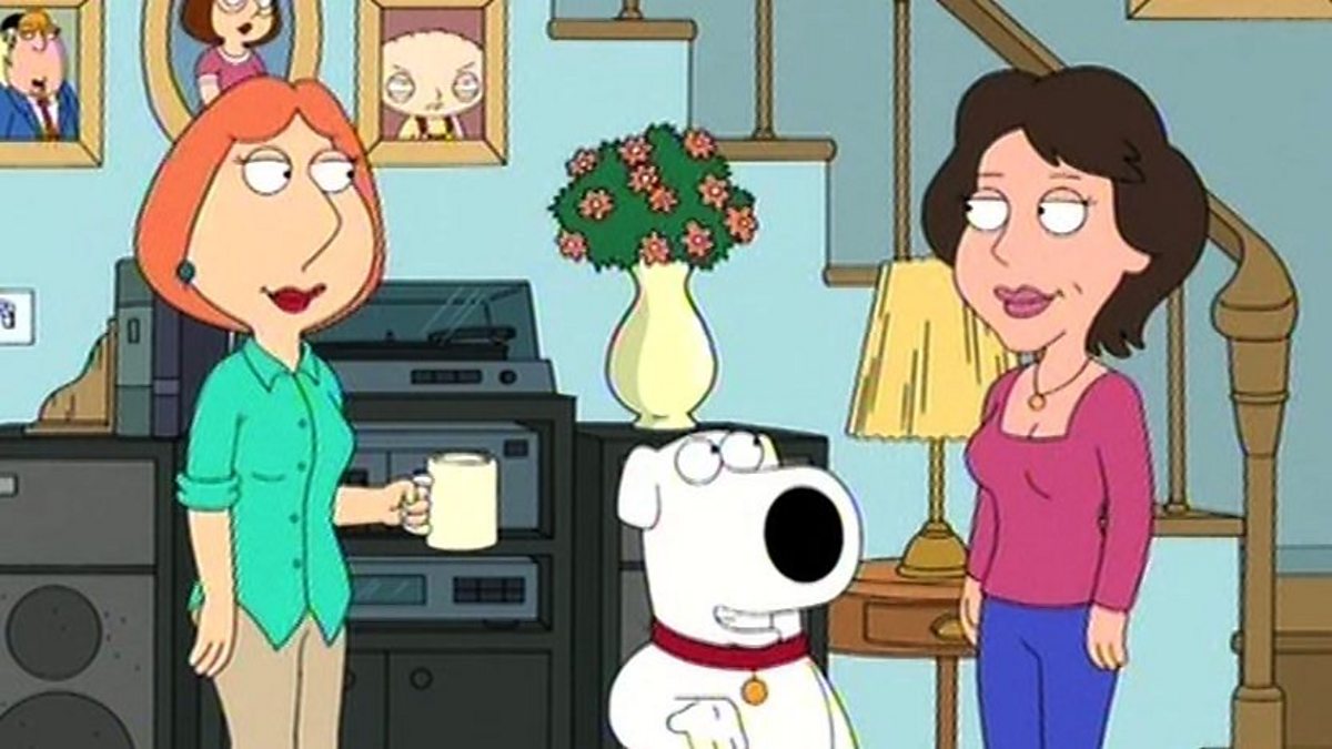 BBC Three - Family Guy, Series 8, Brian&#39;s Got a Brand New Bag, The Griffin&#39;s meet Brian&#39;s new ...