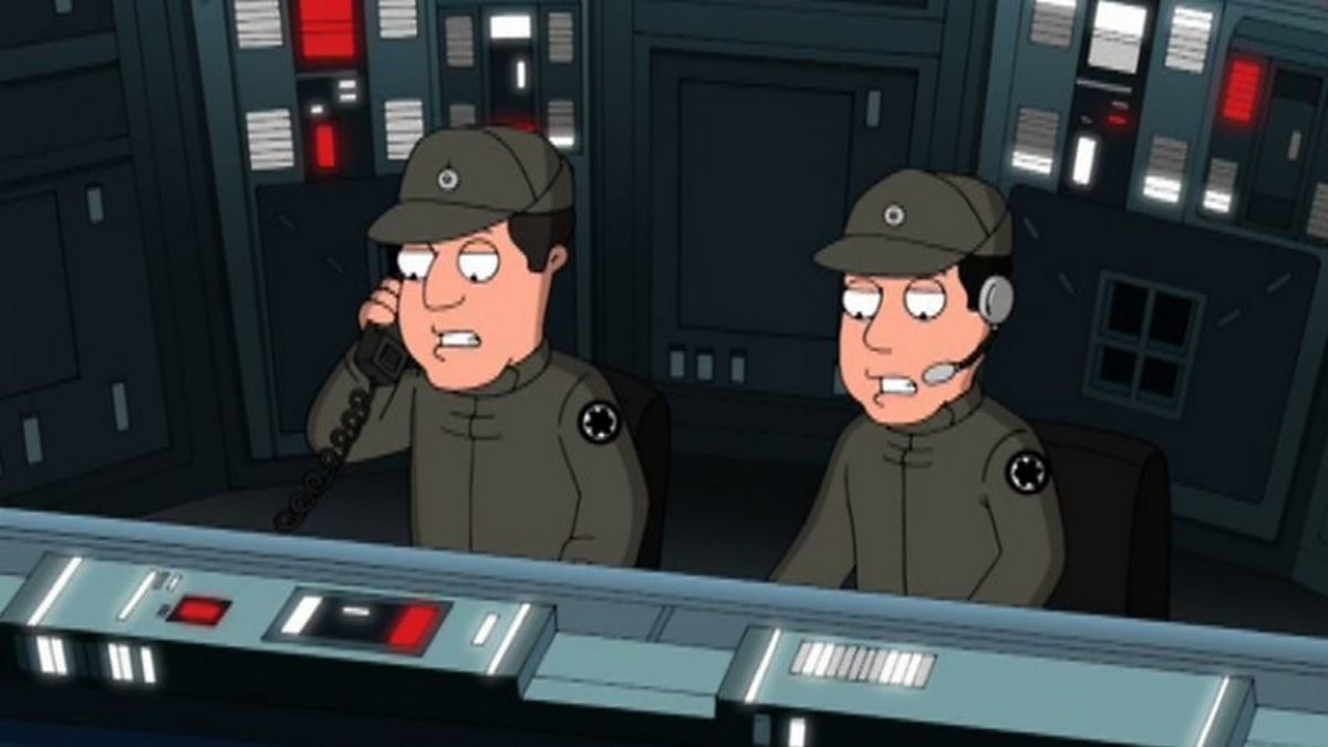 BBC Three - Family Guy, Series 8, Something, Something, Something, Dark  Side, Empire Stuff