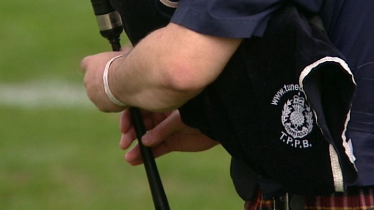 BBC One - World Pipe Band Championships, 2010, Tayside Police Pipe Band