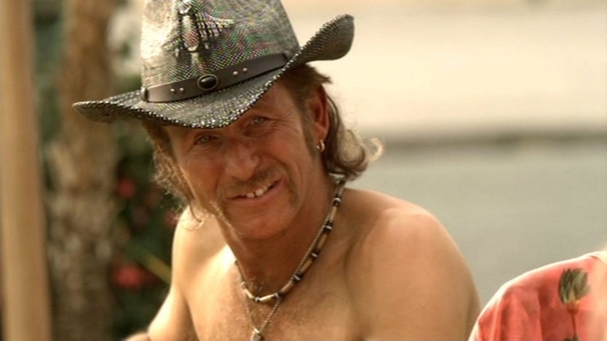 BBC One Candy Cabs, Dennis Sunbathes In His Leopard Skin