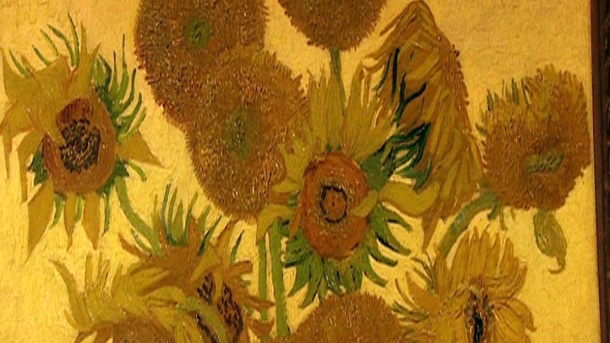 BBC Four Painting Flowers, Sunflower, Van Gogh's Sunflowers