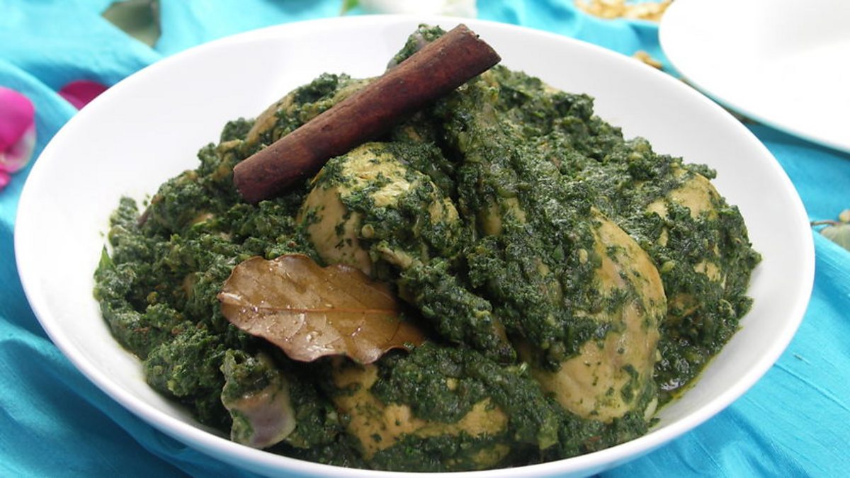 BBC Two Indian Food Made Easy, Series 1, Episode 4, Chicken with spinach
