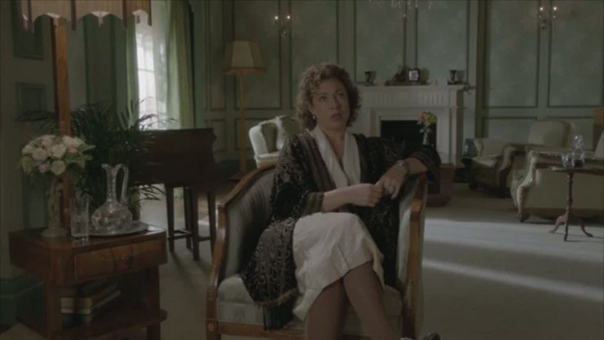 BBC One Upstairs Downstairs, Alex Kingston talks about Dr Blanche