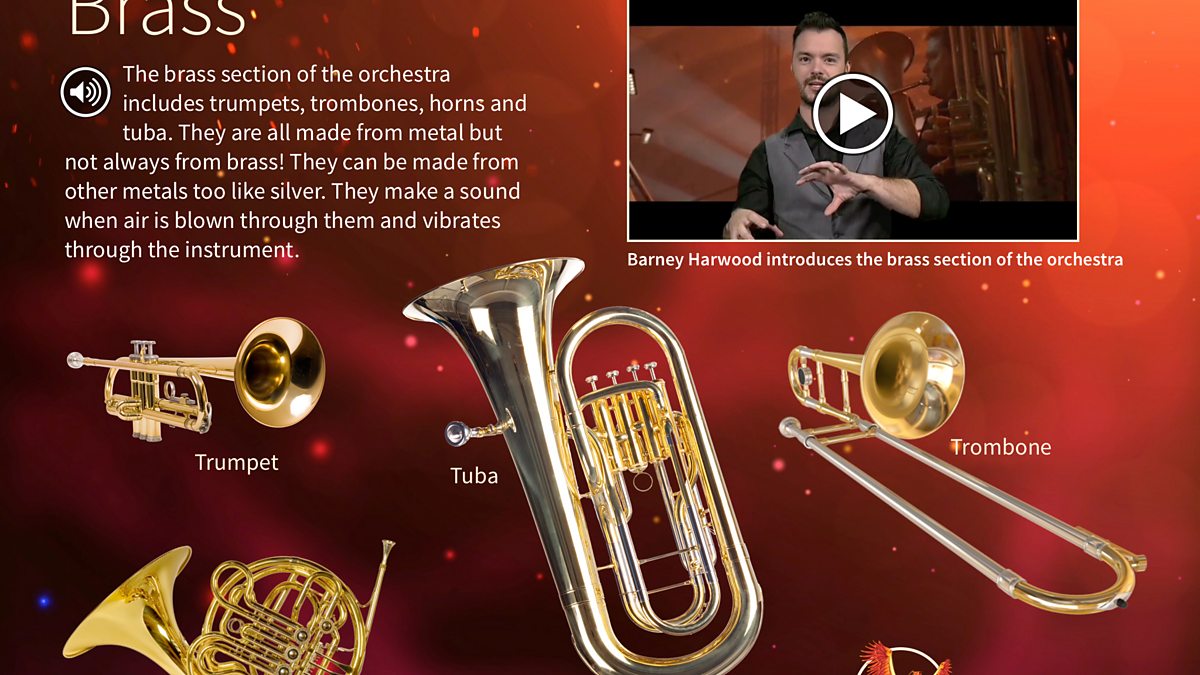 BBC The brass family page Ten Pieces Guide to the Orchestra