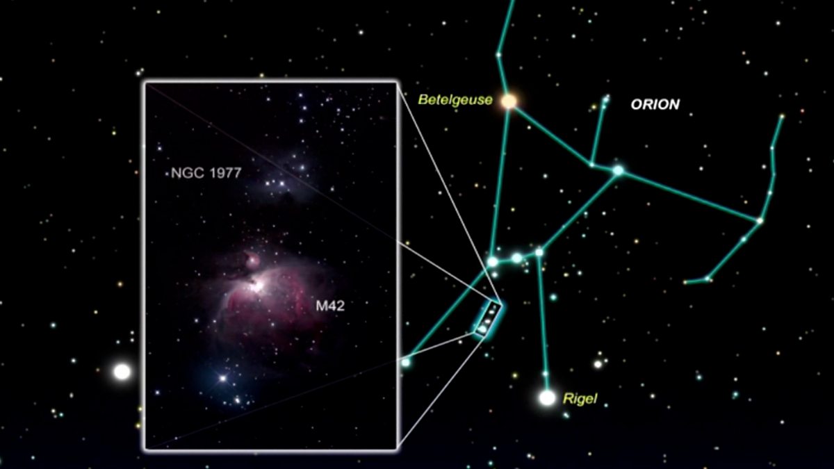BBC Four The Sky at Night, The Pillars of Creation, December's guide