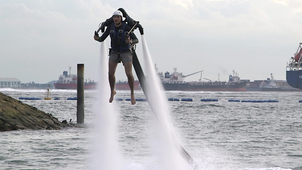 BBC News The Travel Show, Flying high in a waterpropelled jet pack