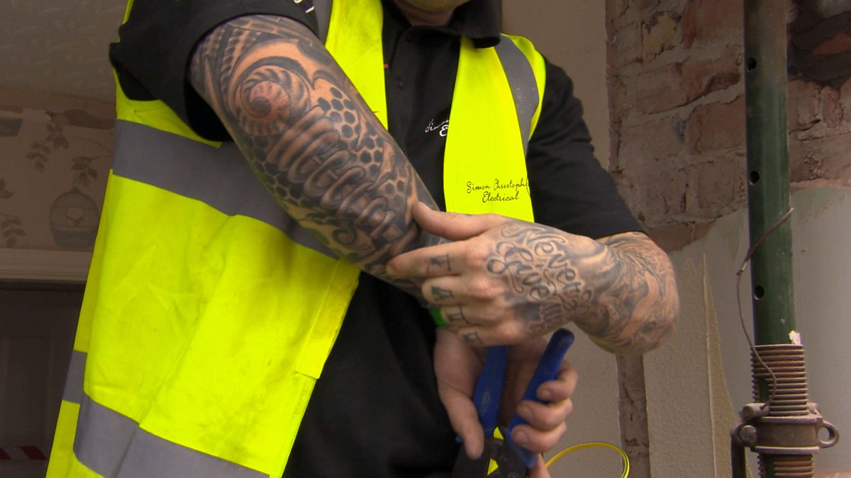 Bbc One Diy Sos Series 26 The Big Build Wigan Tattoos Explained