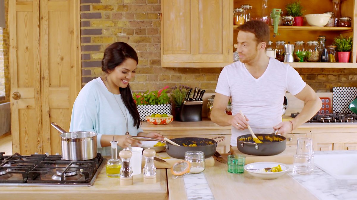 BBC Dish Up An easier way to cook, Chicken curry in a hurry