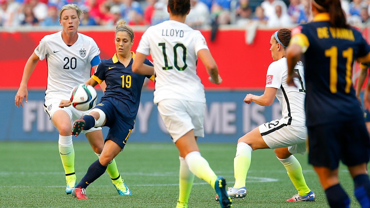 BBC Sport  FIFA Women's World Cup, 2015, USA v Australia
