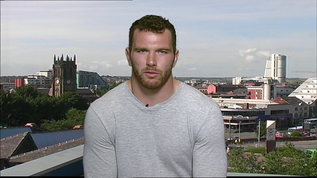 Keegan Hirst talks about being Britain's first rugby league star t...