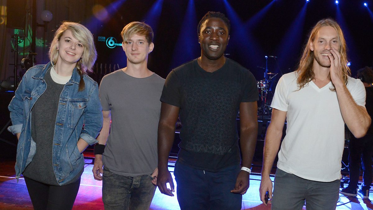 BBC Radio 6 Music - 6 Music Live, 2015, Lauren Laverne with Bloc Party ...