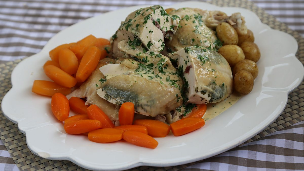 BBC One My Life on a Plate Poached parsley chicken