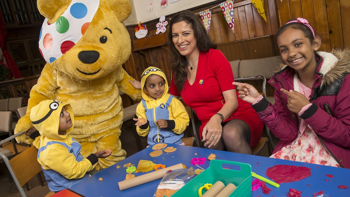 BBC Blogs - Wales - Behnaz Akhgar and Pudsey visit a Children in Need ...