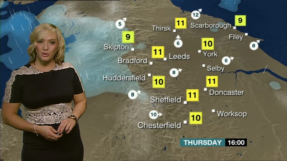 BBC One Look North (Yorkshire), 26/11/2015, Yorkshire's weather