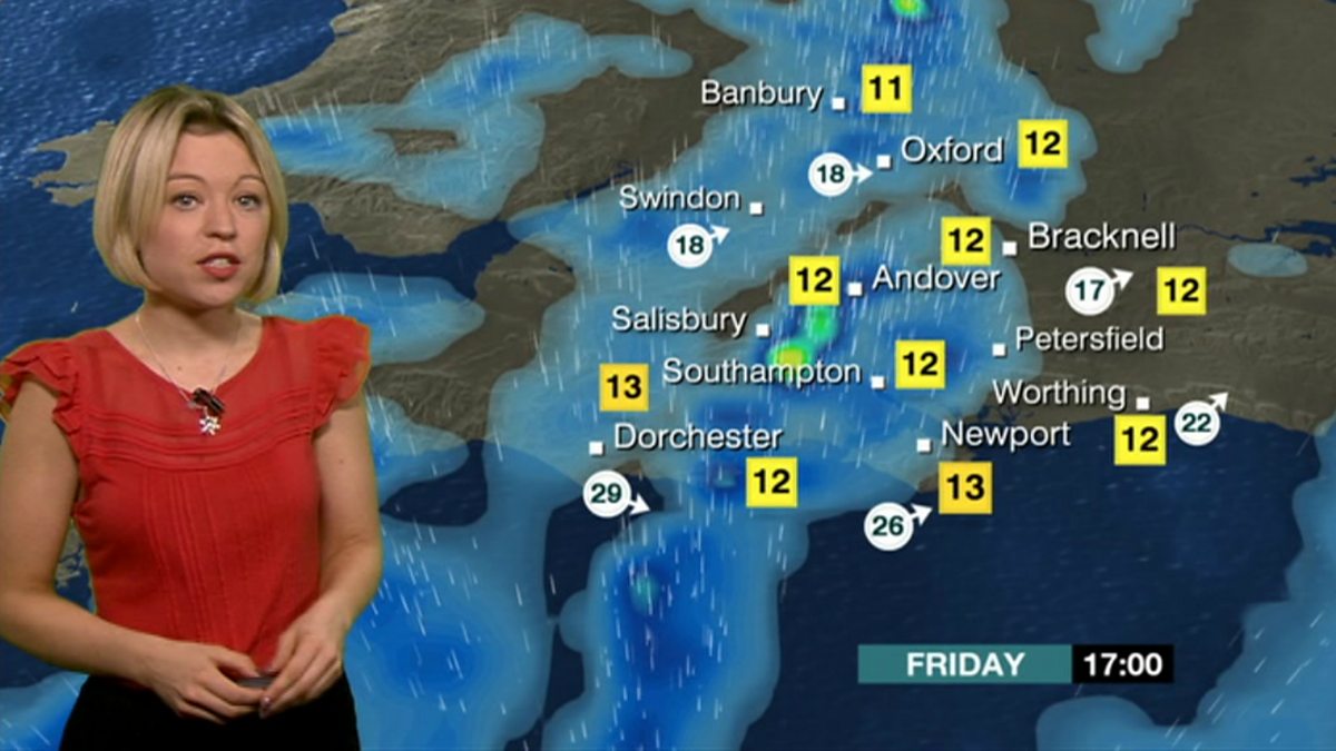 BBC One South Today, 27/11/2015, Oxford weather for Friday 27 November
