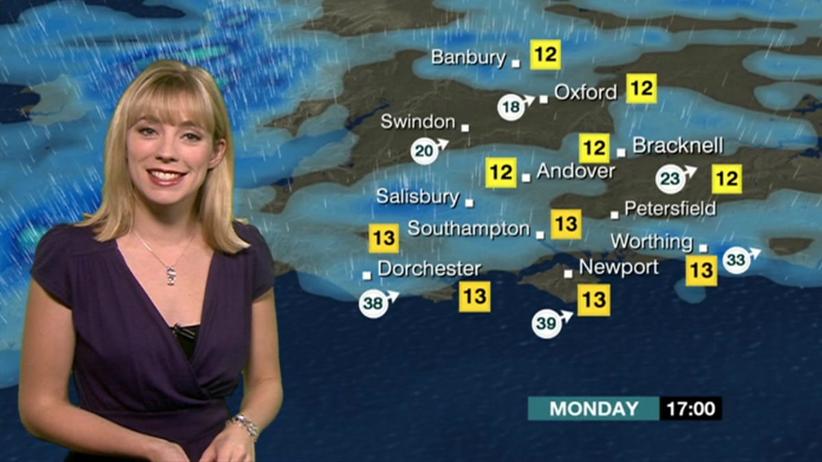 BBC One South Today, 30/11/2015, Oxford weather for Monday 30 November