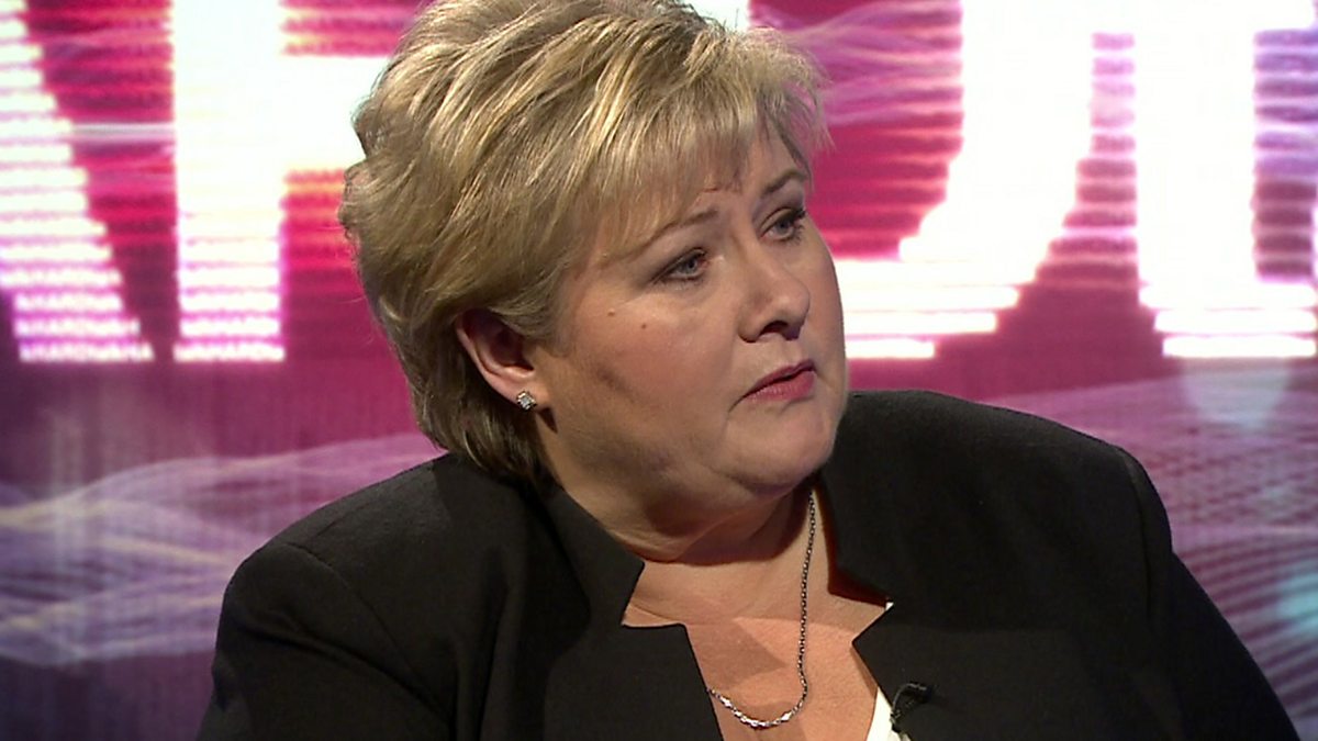 BBC News HARDtalk Erna Solberg Prime Minister Of Norway   P03hhd6y 