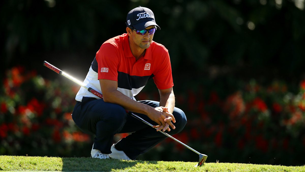 BBC World Service Sport Today, What did Adam Scott do with his