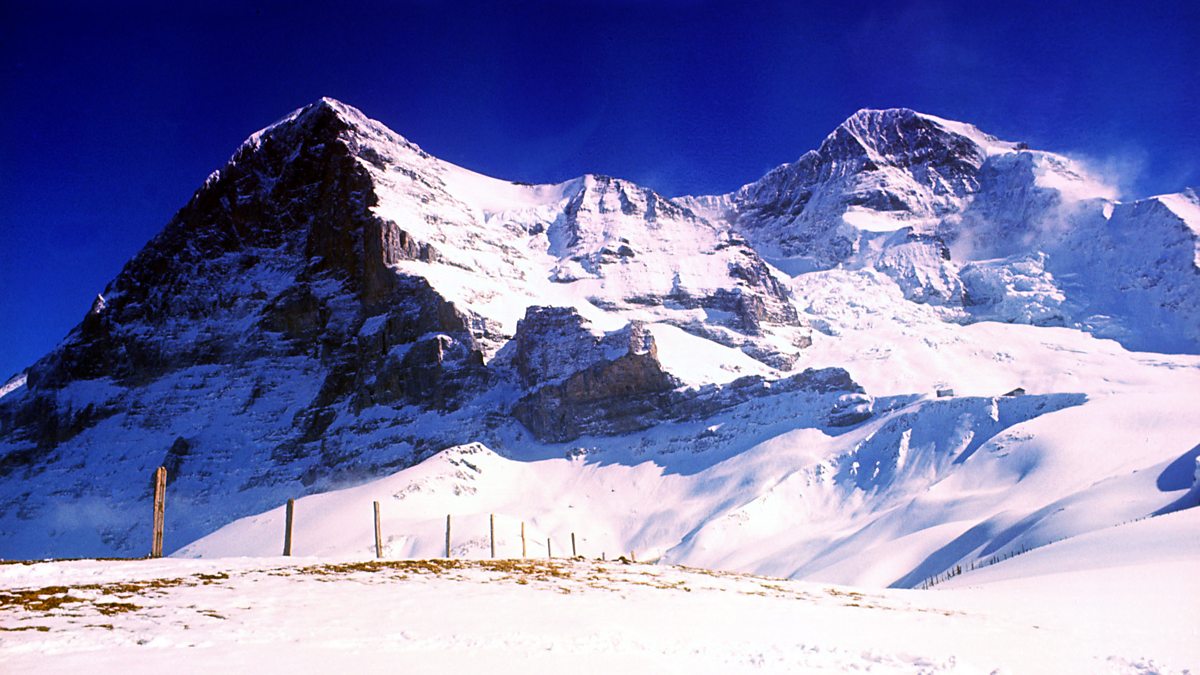 Самые молодые горы на территории страны. Face of the Eiger,. Eiger calu.