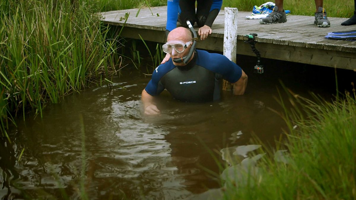 BBC Two - Natural Born Winners, Episode 1, Bog Snorkeling in Wales