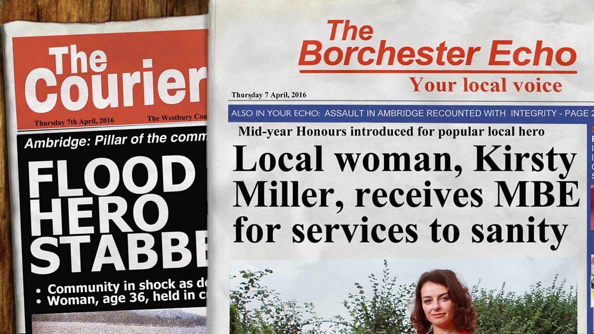 BBC Radio 4 The Archers Local papers report latest news from Ambridge
