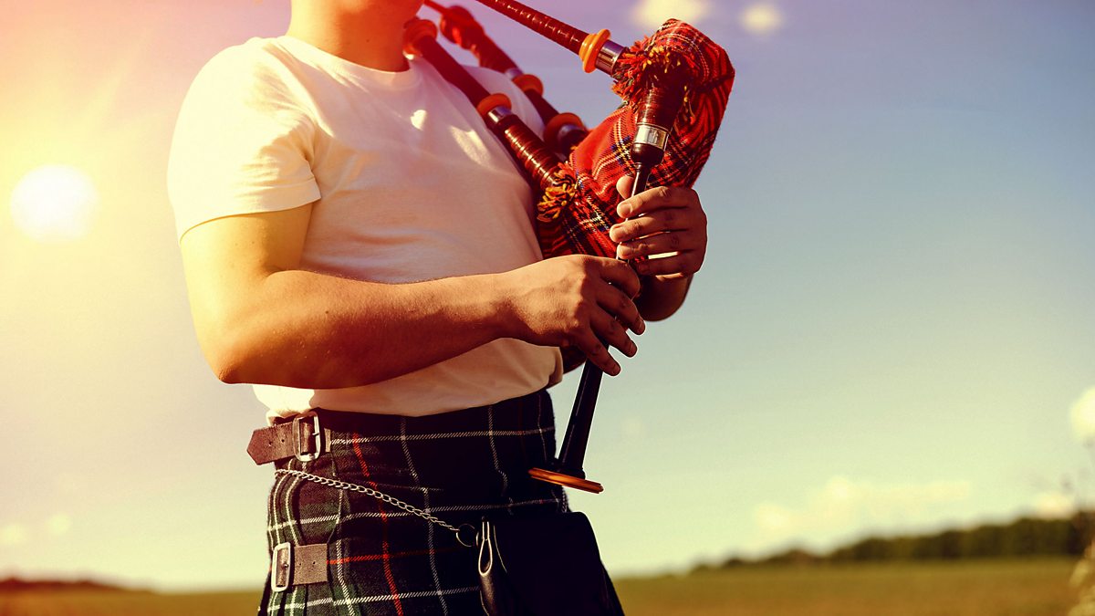 Playing pipes. Playing pipes