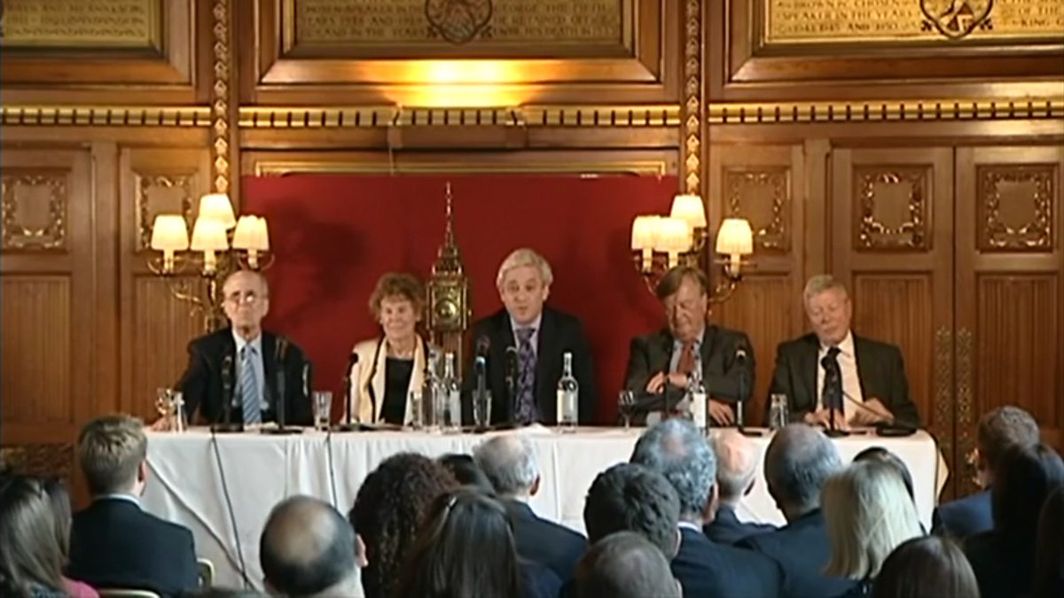 BBC Parliament House of Commons, Speaker's EU Debate