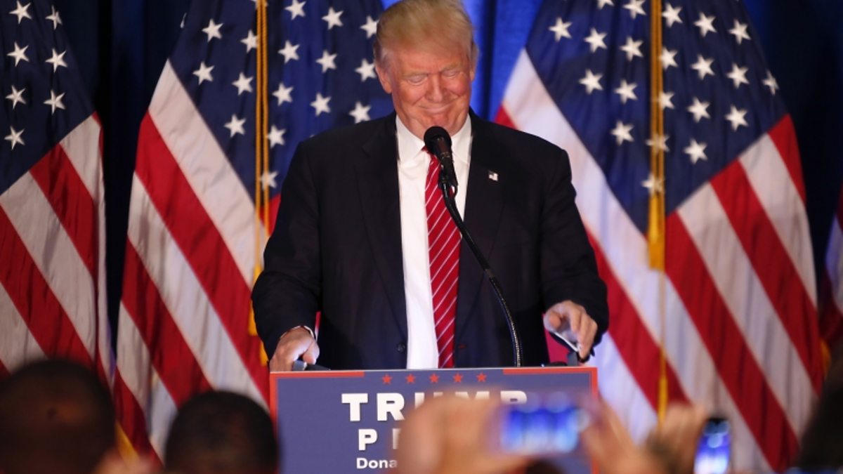 BBC World Service - Business Matters, Donald Trump Reconfigures Campaign